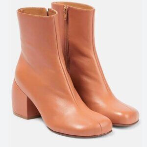 Dries Van Noten Leather Ankle Boots